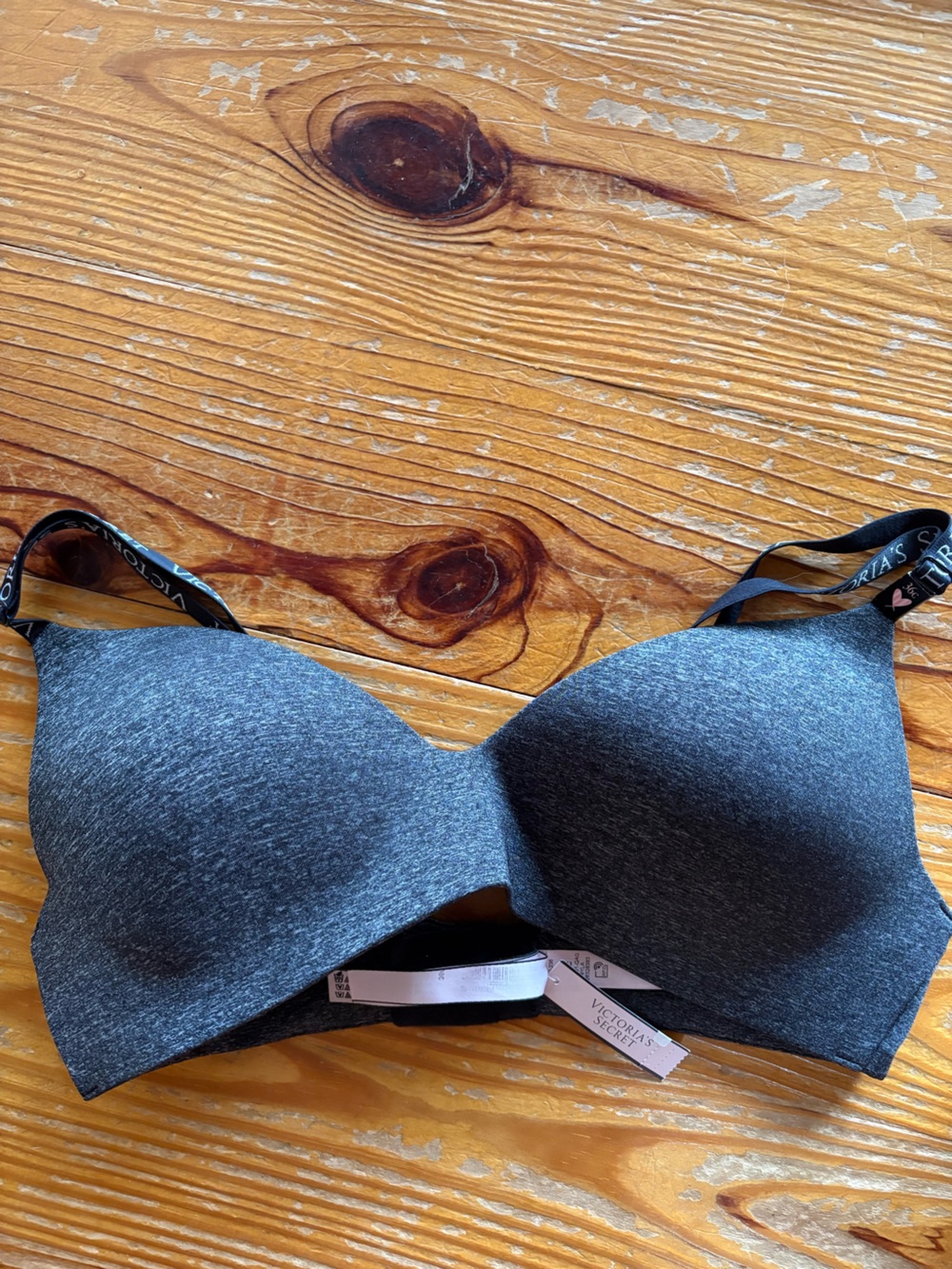 Victoria's Secret Gray T-Shirt Bra